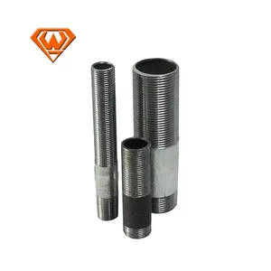 Dài núm vú thép carbon ren ống lắp NPT Nam để Nữ adapter núm vú - Product Image 4