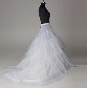 QUEENSGOWN Hotsale en Stock robe de mariée <span class=keywords><strong>jupon</strong></span> robe de bal jupons jupe noir et blanc avec sous-vêtements en os - Product Image 6