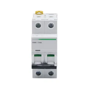 Low cost MCB 2P C63 A9F18263 mcb mini electrical circuit breaker 1P 2P 3P 4P