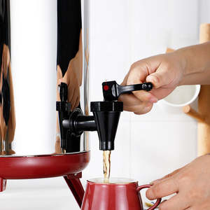 Barril de té de la leche de acero inoxidable 340 de 10 litros, 40 tazas, barril de café caliente, dispensador de bebidas aislado, Cubo de bebidas - Product Image 3