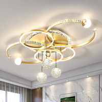 Lampe de plafond moderne et simple pour salon, style luxueux, nouvelle lampe principale pour toute la maison, Zhongshan, ensemble complet