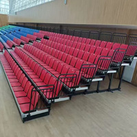 Sièges de stade rétractables télescopiques, bancs pliants pour événements sportifs et divertissements