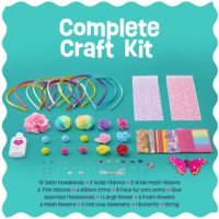 Pretty Me, créez vos propres bandeaux de mode pour enfants, ensemble d'accessoires pour cheveux DIY, kit de fabrication de bandeaux DIY