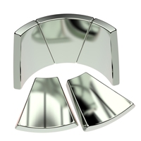 N35UH N52 Matériaux magnétiques Aimant néodyme puissant Ventilateur de segment de carreaux d'arc Aimants personnalisés incurvés à vendre Aimant à lévitation