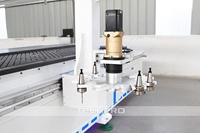Machine de gravure CNC 3D à 4 axes ATC 2040 avec rotation de la broche à 180° / Routeur CNC automatique à 4 axes pour la sculpture sur bois