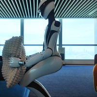 Robot Humanoid Layanan AI untuk Resepsi Komersial, Ritel, dan Aplikasi Interaktif Q5