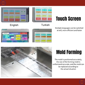 Machine d'emballage sous blister automatique pour sauces, à commande numérique, pour emballage Alu-Alu, fabriquée en Chine à prix compétitif - Product Image 4