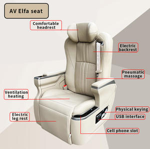 Siège de voiture de luxe <span class=keywords><strong>vip</strong></span> électrique modifié intérieur ST-AVAEF avec massage ventilé pour mercedes-benz w447 van hyundai staria <span class=keywords><strong>vip</strong></span> - Product Image 5