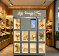 Distributeur Automatique de Fleurs Personnalisable pour la Conservation de la Fraîcheur – Distributeur Automatique de Fleurs Entièrement Automatique 24h/24 de Haute Qualité en Libre-Service