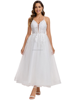Robe de mariée pour la mariée, robe de bal en dentelle avec appliques, sans manches, robe de mariée personnalisée en satin ivoire pour cérémonie religieuse
