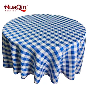 Toptan hafif ağırlık rulo mavi beyaz damalı yemek Mat masa örtüleri masa örtüsü piknik için