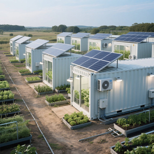 Solución Integrada de Agricultura Inteligente con Diseño Moderno y Ecológico, Casas Prefabricadas, Cuarto de Cultivo en Contenedor, Sistemas Hidropónicos - Product Image 3