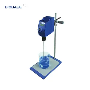 BIOBASE 40L High reliability LCD Display Top-mounted Strong Electronic Agitator Plate Stand Overhead Stirrer