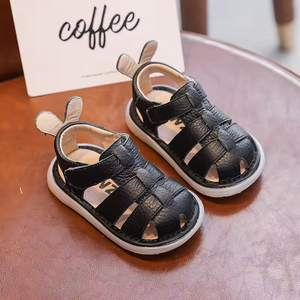 Quality Leather Summer Baby Girls Sandals Toddlers Soft Sole <b>Shoes</b> Pre Walker Baby <b>Shoes</b> White Hollow Out Baby Girl <b>Shoes</b> - Product Image 6