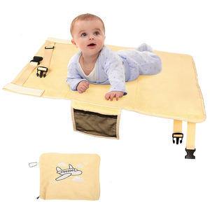 292 आरामदायक टॉडलर हवाई जहाज बिस्तर पोर्टेबल यात्रा हैममॉक बच्चों के लिए कॉम्पैक्ट यात्रा जरूरी - Product Image 1