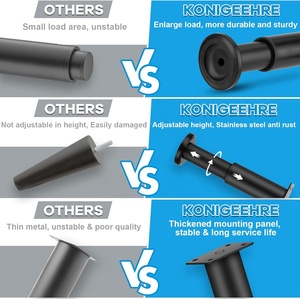 Chân bàn ghế kim loại nâng cấp, có thể điều chỉnh, chịu lực cao, dùng cho tủ, ghế sofa, giường, bàn, ghế, tủ quần áo - Product Image 4