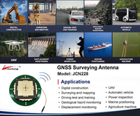 Antena GNSS GPS RTK Interna de Alta Precisión JCN228 con Precisión Inferior a 10 cm, Antena de Topografía Integrada L1 L2 L5
