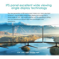 Pas cher 15 "18.5" 19 "20" 22 "24" 27 pouces LCD écran d'ordinateur de bureau moniteur d'ordinateur de bureau