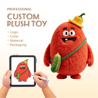 Peluche personnalisable, prototypage rapide, mascotte tomate et concombre, cadeau pour festival des fruits et légumes, peluche personnalisée en coton PP
