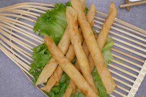 Estilo asiático Embalaje personalizado <span class=keywords><strong>Vegetariano</strong></span> Sin carne Vegetal Mini rollo de primavera para Catering - Product Image 4