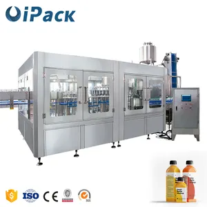 Full Auto Small Bottle Juice Hot Filling Packaging Machine/Fruit Juice Making Processing Plant Price