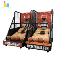 Machine de jeu d'arcade de basketball pliable portable populaire aux États-Unis pour le divertissement mobile et les entreprises