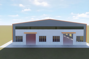 Bâtiments industriels légers préfabriqués en acier sur mesure : usine, entrepôt, <span class=keywords><strong>garage</strong></span>, hangar, atelier, stockage - Product Image 6