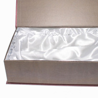 Boîte rigide en forme de livre magnétique personnalisée, boîte de style livre en papier rigide avec insert pour kit de test, produit industriel