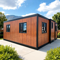Maison pliable de luxe 1 chambre, conforme aux normes australiennes, pour location courte durée Airbnb, MOQ 1 ensemble, conteneur extensible 40 pieds/20 pieds, type Granny Flat