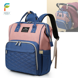 <span class=keywords><strong>Sac</strong></span> à <span class=keywords><strong>langer</strong></span> imperméable, <span class=keywords><strong>sac</strong></span> à dos de voyage avec station de change portable, grande capacité, <span class=keywords><strong>sac</strong></span> pour bébé avec port de charge USB - Product Image 2