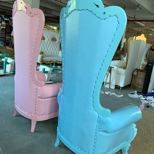 Foshan Factory Hot <strong>Pink</strong> Cheap High Back Antique King Throne Royal <strong>Chair</strong> for Sale - Product Image 6