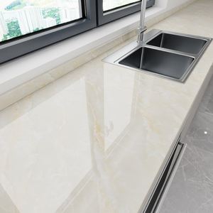 יוקרה שחור 3d שיש טפט גליל מטבח נשלף מדבקה עצמית דבק השיש דבק עצמי - Product Image 4