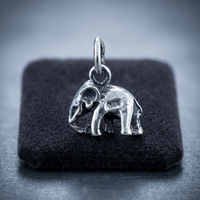 Pendentif breloque éléphant en argent sterling 925, serti clos, en forme de paix, haute qualité, tendance, fait main, design unique, bijou cadeau