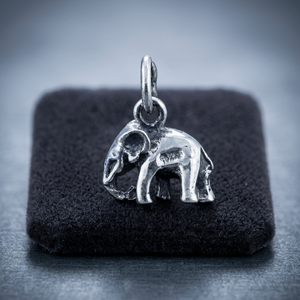 <b>Elephant</b> 925 Sterling Silver Peace Shaped Charm Pendant High Quality Trendy Handmade Unique Design <b>Gift</b> Jewelry Wholesale India - Product Image 3