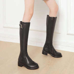 Nouvelles bottes à talons hauts tendance et élégantes de style occidental pour femmes avec fermeture éclair raffinée pour un usage quotidien - Product Image 1