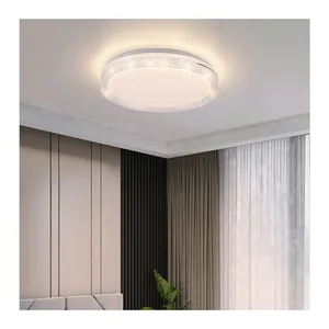 Modern Dimmable Home Iluminação De Teto Living controle remoto Room Round Led Lâmpada Do Teto