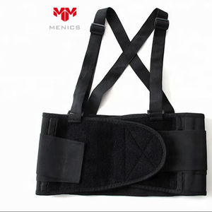 Cintura di Supporto Lombare Menics OEM/ODM in Filato di <span class=keywords><strong>Carbone</strong></span> di Bambù Traspirante Protezione Completa Allevia la Pressione sulla Schiena Fitness - Product Image 1