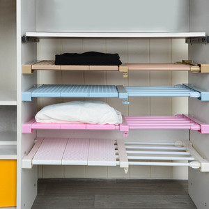 Étagère de rangement, 1 pièce, <span class=keywords><strong>support</strong></span> de cuisine mural Diy, placard réglable, étagère de rangement, organisateur permettant de gagner de l'espace, armoire, tablettes décoratives, supports d'armoire - Product Image 2