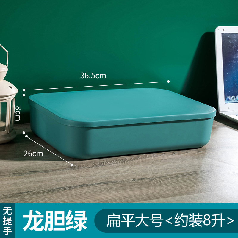 Flat Large Gentian Green