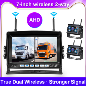 Wireless Backup <b>Camera</b>-7 Inch 2-Channel <b>Camera</b> Display Reverse Monitoring Aid for Truck Wireless-7-x36-2 Wireless Backup <b>Camera</b> - Product Image 4