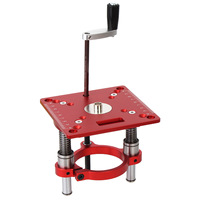 Base fixe pour routeur, plaque d'insertion en aluminium pour routeur, base universelle pour routeur de 65 mm, outils de travail du bois