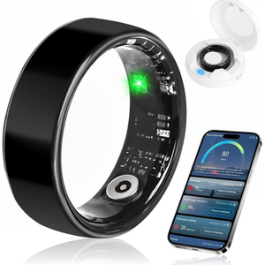 Anillo Inteligente de Acero Inoxidable para Hombre 2026, Monitor de Salud y Ejercicio, Reloj Despertador, Frecuencia Cardíaca, SpO2, Monitor de Sueño, 5ATM IP68 - Product Image 2