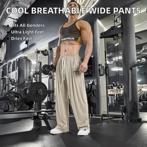 Pantalones Deportivos Delgados, Transpirables, de Secado Rápido, Corte Recto, Versátiles, Cintura Alta, Diseños Personalizados Disponibles - Product Image 2