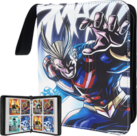 Classeur de cartes à collectionner de football MIO 400 pochettes, sac de rangement portable étanche avec pochettes amovibles pour collectionneurs de cartes sportives et TCG