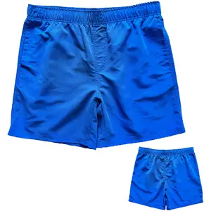 Hot Sale Men's Quick Dry Polyester Swim Trunks Custom Logo Jogger Board Shorts Pockets Beach Wear Men's Athletic Shorts