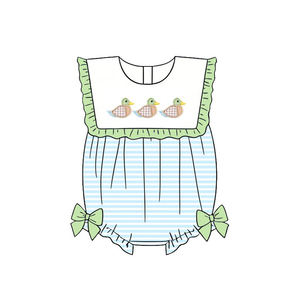Nuevo Estilo 2026: Pelele Burbuja de Verano para Bebés Niñas, Manga Corta, Estampado Animal Verde Béisbol, Venta al por Mayor, ¡Gran Éxito! - Product Image 4