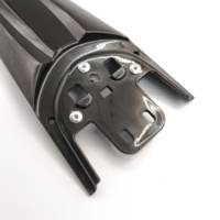 Garde-boue arrière en métal pour Surron Light Bee, garde-boue étendu pour véhicule électrique tout-terrain, noir, durable, pièce de rechange pour vélo électrique