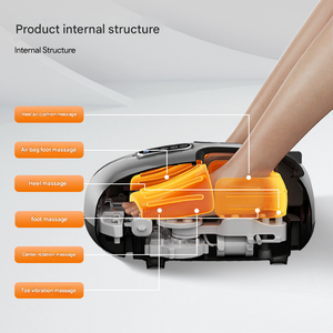 Mesin Pijat Kaki Elektrik Phenitech 3 <span class=keywords><strong>in</strong></span> 1 dengan Pemanas, Kompresi Udara, Pijatan, dan Rol untuk Meredakan Nyeri Plantar Fasciitis - Product Image 4