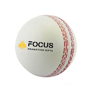 Jouet anti-stress en mousse PU souple en forme de balle de cricket avec logo personnalisé pour les cadeaux d'événements sportifs - Product Image 4
