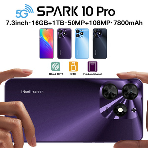 Teléfonos Inteligentes Originales <span class=keywords><strong>Spark</strong></span> 10 Pro MAX de 16 GB + 1 TB, Tecno de 10 Núcleos, 5G LET, Celulares con Batería Grande, Desbloqueados, Teléfono con Doble SIM - Product Image 6